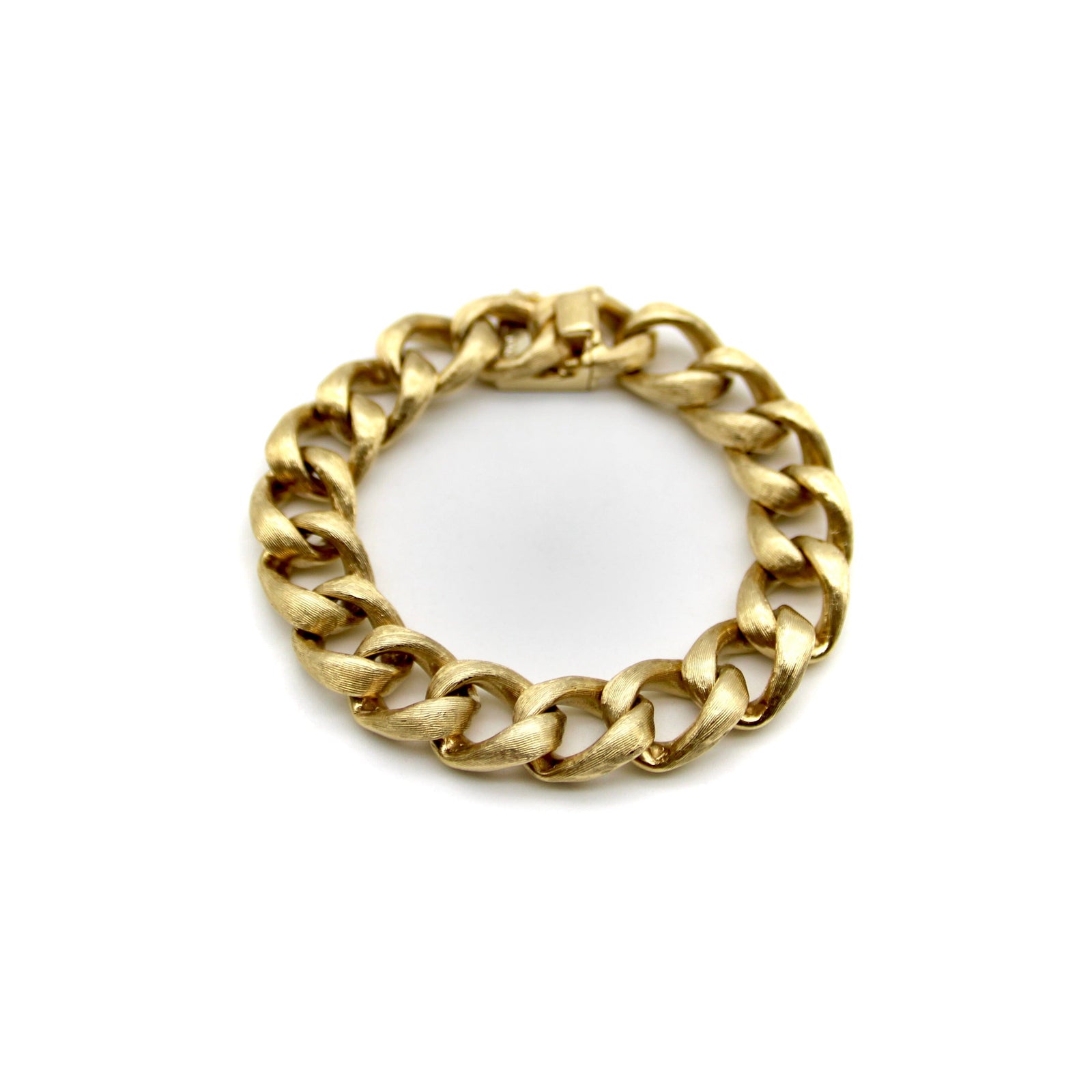 14K Zelman & Friedman Florentine Curb Link Bracelet | Kirsten's