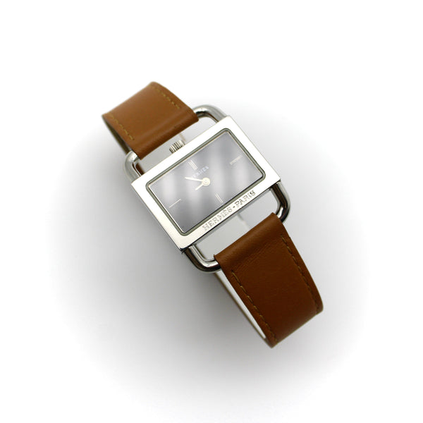 Vintage Hermès Etrier Stainless Steel Watch Watch Kirsten's Corner 