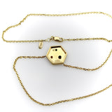14K Gold Flower Power Medallion Necklace Necklace Kirsten's Corner 