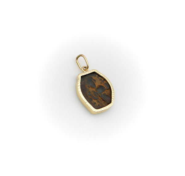 Ancient Coin in 14K Gold Mount Pendant Kirsten's Corner 