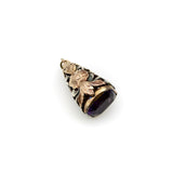 14K Rose Gold Silver and Amethyst Fob Fob Kirsten's Corner 