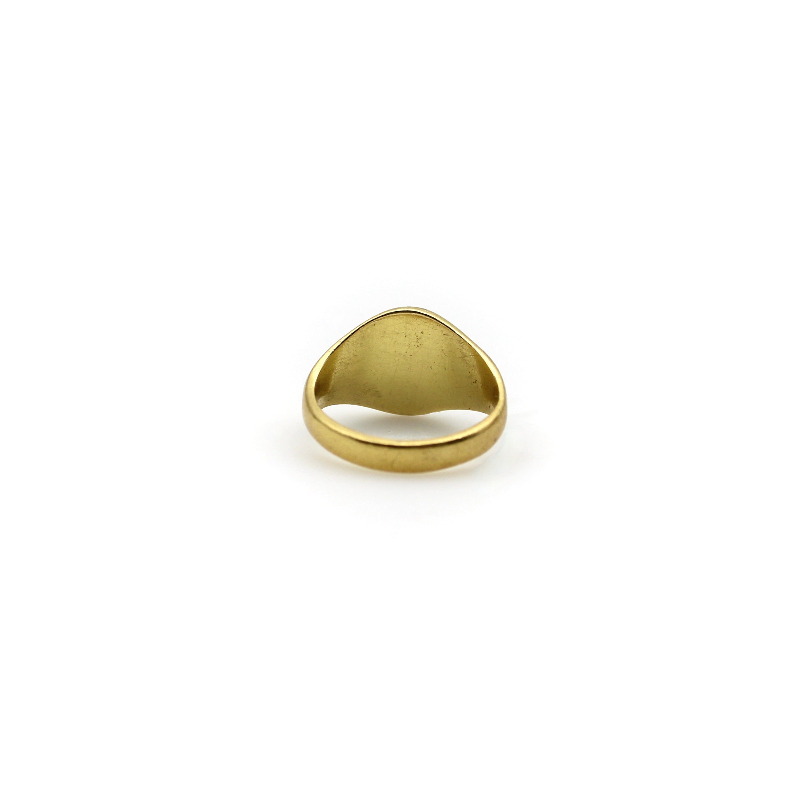 Phoenix Rising Ring Gold 22K Gold Victorian Signet Ring Phoenix Rising | Kirsten's Corner ...