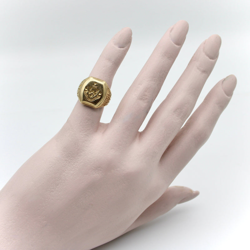 Art Deco 14K Gold Tiffany & Co. Signet Ring Ring Kirsten's Corner 