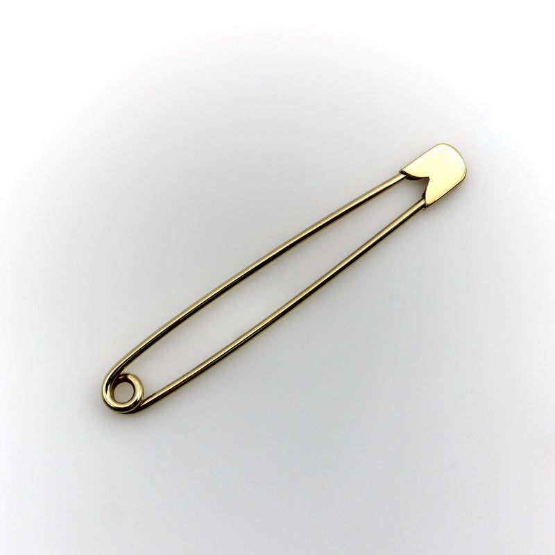 14K Gold Tiffany & Co. Retro Safety Pin Brooch | Kirsten's Corner