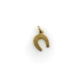 Vintage 18K Gold Lucky Horseshoe Charm pendant, Charm Kirsten's Corner 