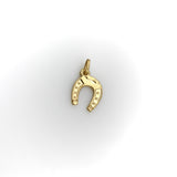 Vintage 18K Gold Lucky Horseshoe Charm pendant, Charm Kirsten's Corner 