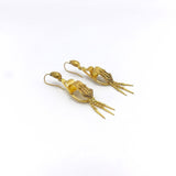 Victorian 18K Gold Filled Etruscan Revival Earrings earrings Kirsten's Corner Jewelry 