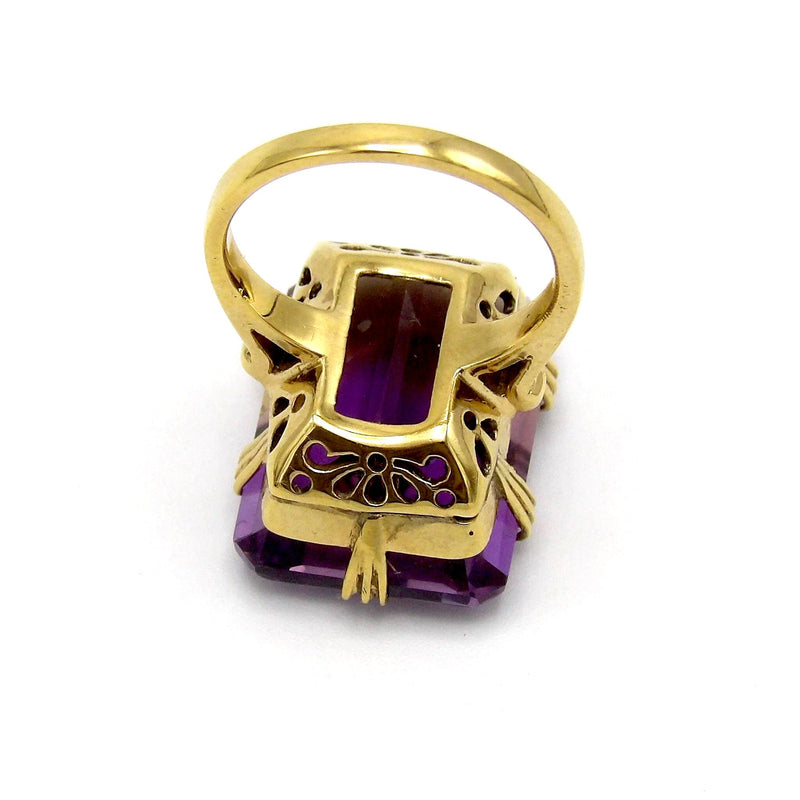 Vintage 14K Gold & 23CT Ametrine Ring Ring Kirsten's Corner Jewelry 